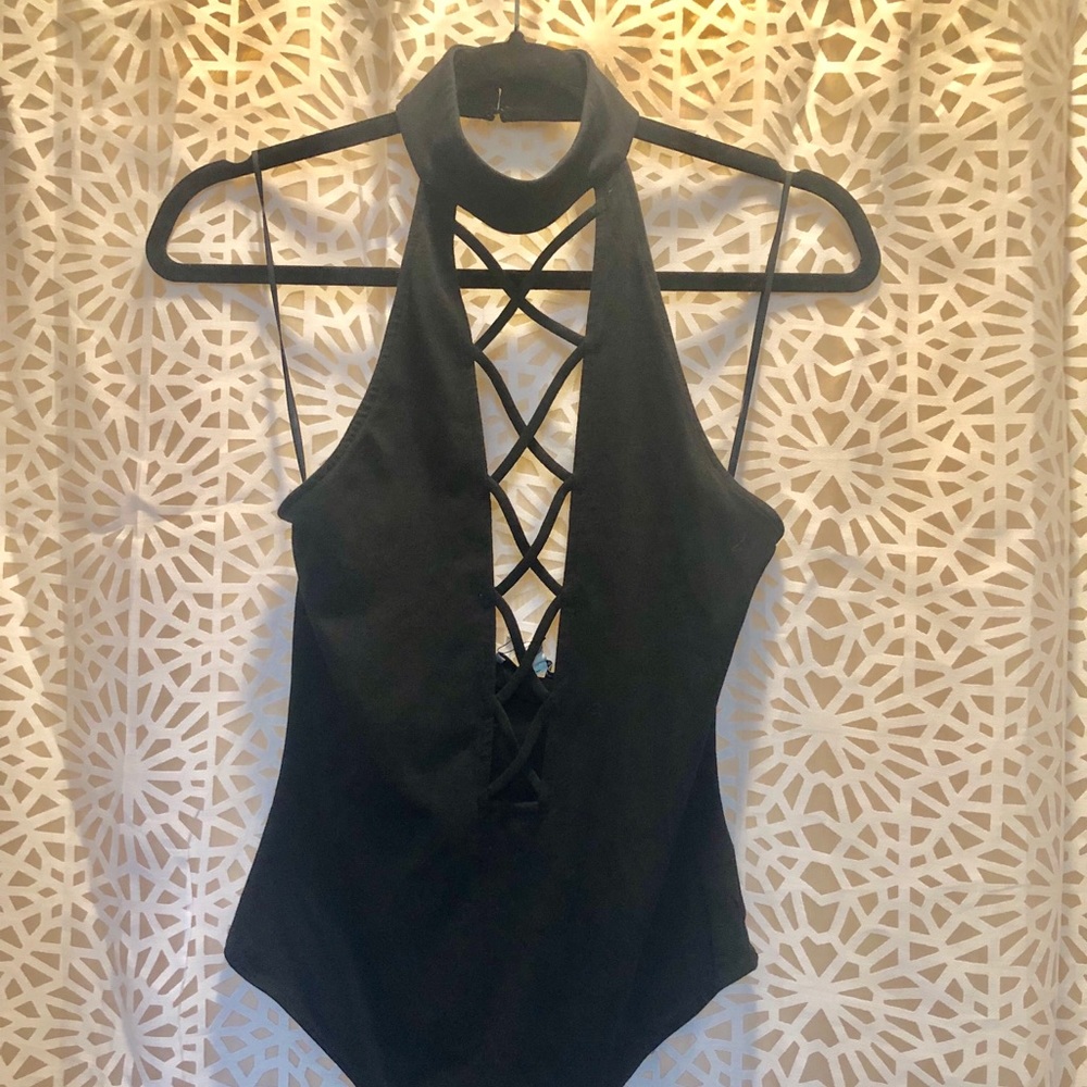 Express criss cross bodysuit